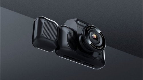 Rexing - V5 Plus 3-Channel 4K Dash Cam 2.7" LCD with Voice Control, Wi-Fi,...