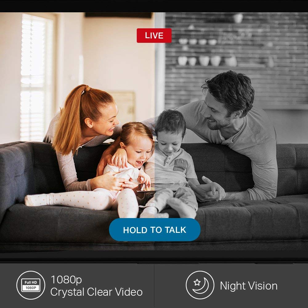 Kasa Cam by TP-Link – WiFi Camera for Home, Indoor Camera, Works with Alexa...