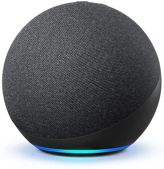 All-new Echo (4th Gen) | With premium sound, smart home hub, and Charcoal