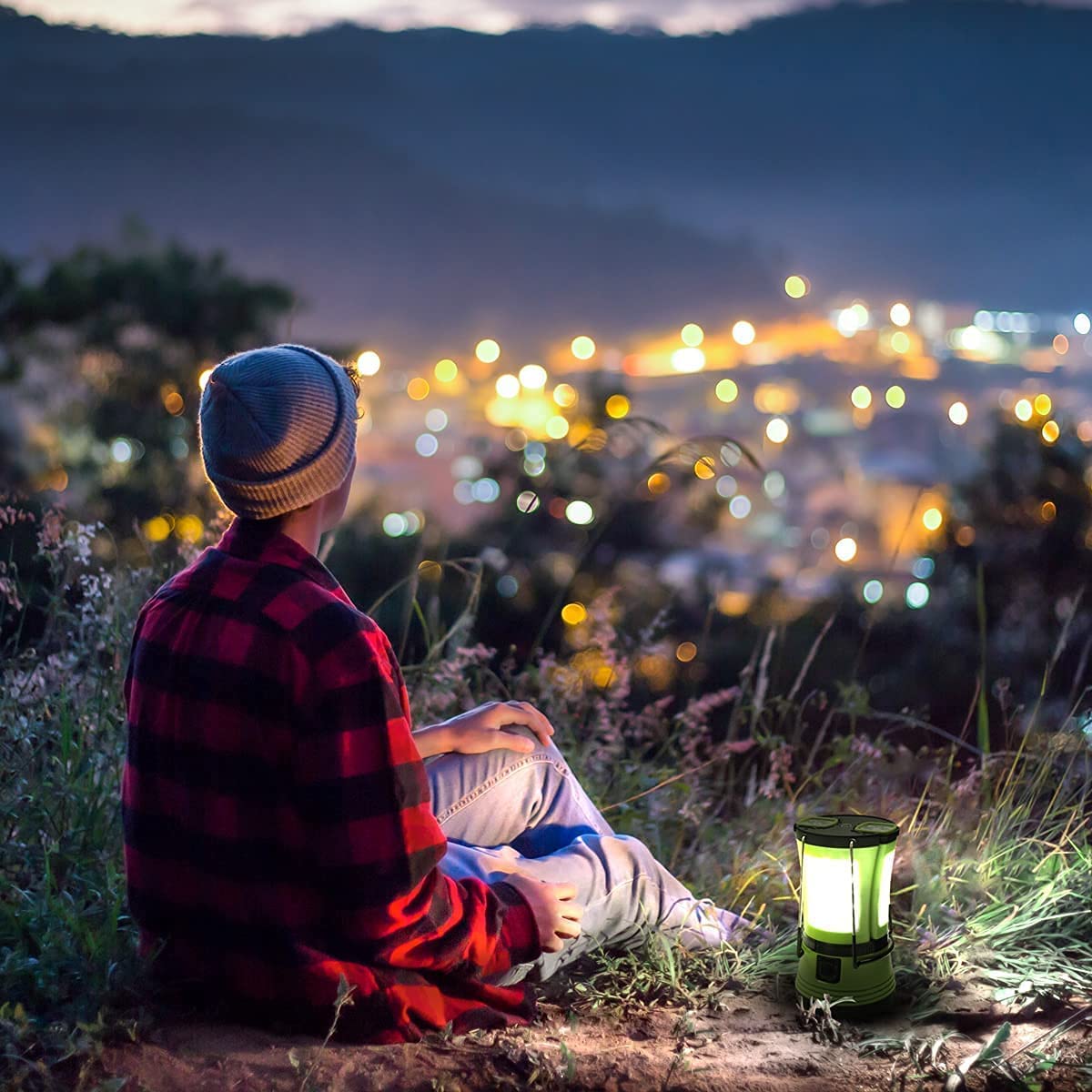 LE LED Camping Lantern Rechargeable, 600LM, Detachable Flashlight, Perfect...