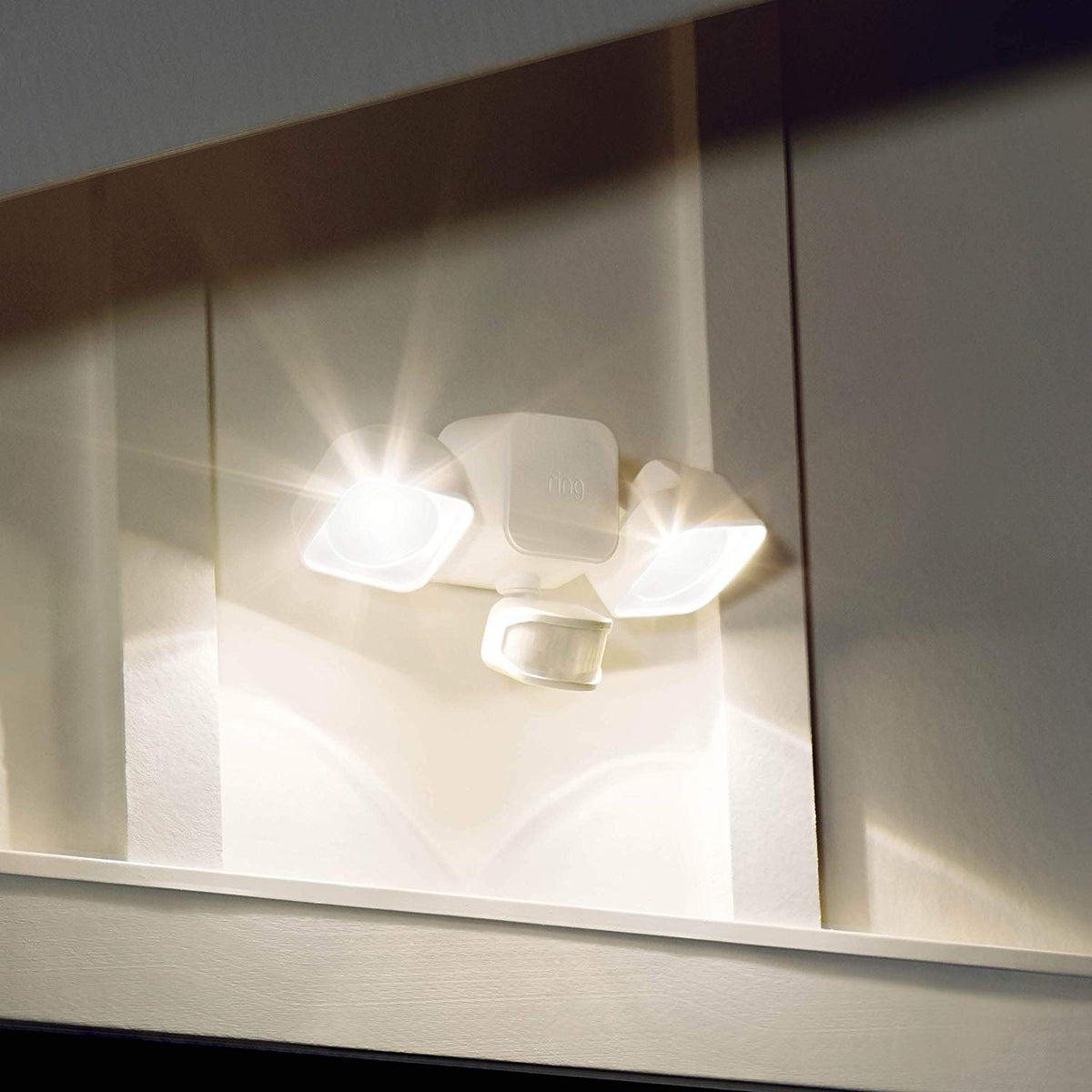 Introducing Ring Smart Lighting - Floodlight, Battery - White