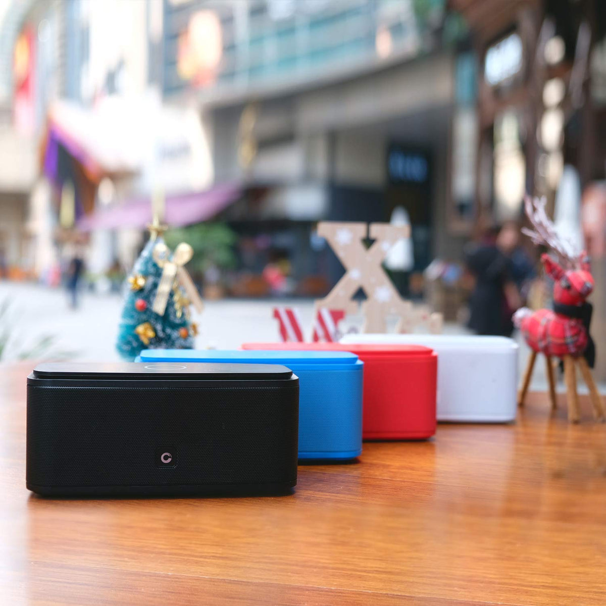 DOSS SoundBox Bluetooth Speaker, Portable Wireless 4.0 Touch White
