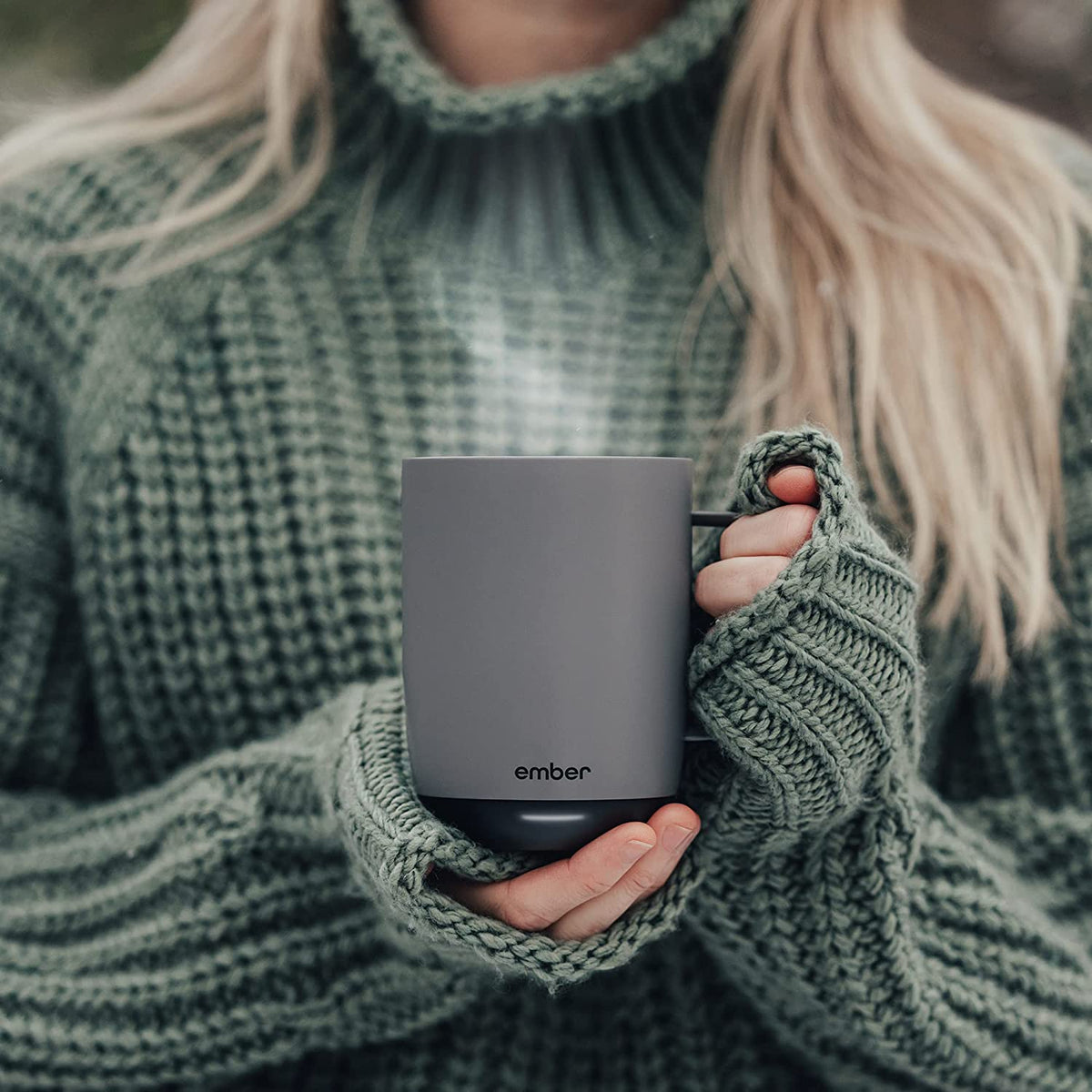 Ember Temperature Control Smart Mug 2, 14 oz, Gray, App Controlled Gray