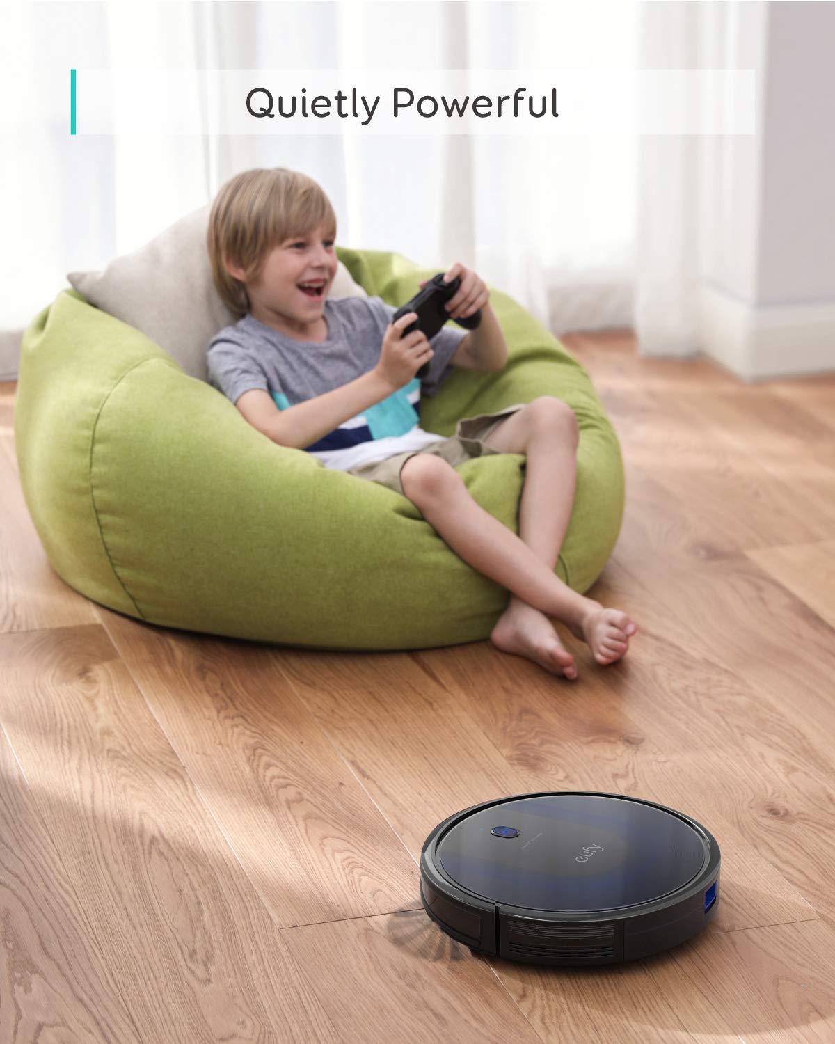 eufy by Anker, BoostIQ RoboVac 15C MAX, Wi-Fi Connected Robot Vacuum Black