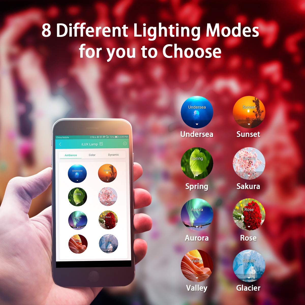 LE LampUX WiFi Smart Light Bulbs Works with Alexa, Google Assistant, IFTTT,...