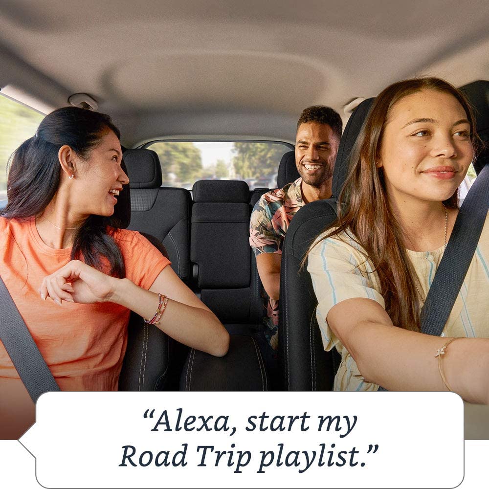 Echo Auto- Hands-free Alexa in your car with phone Black