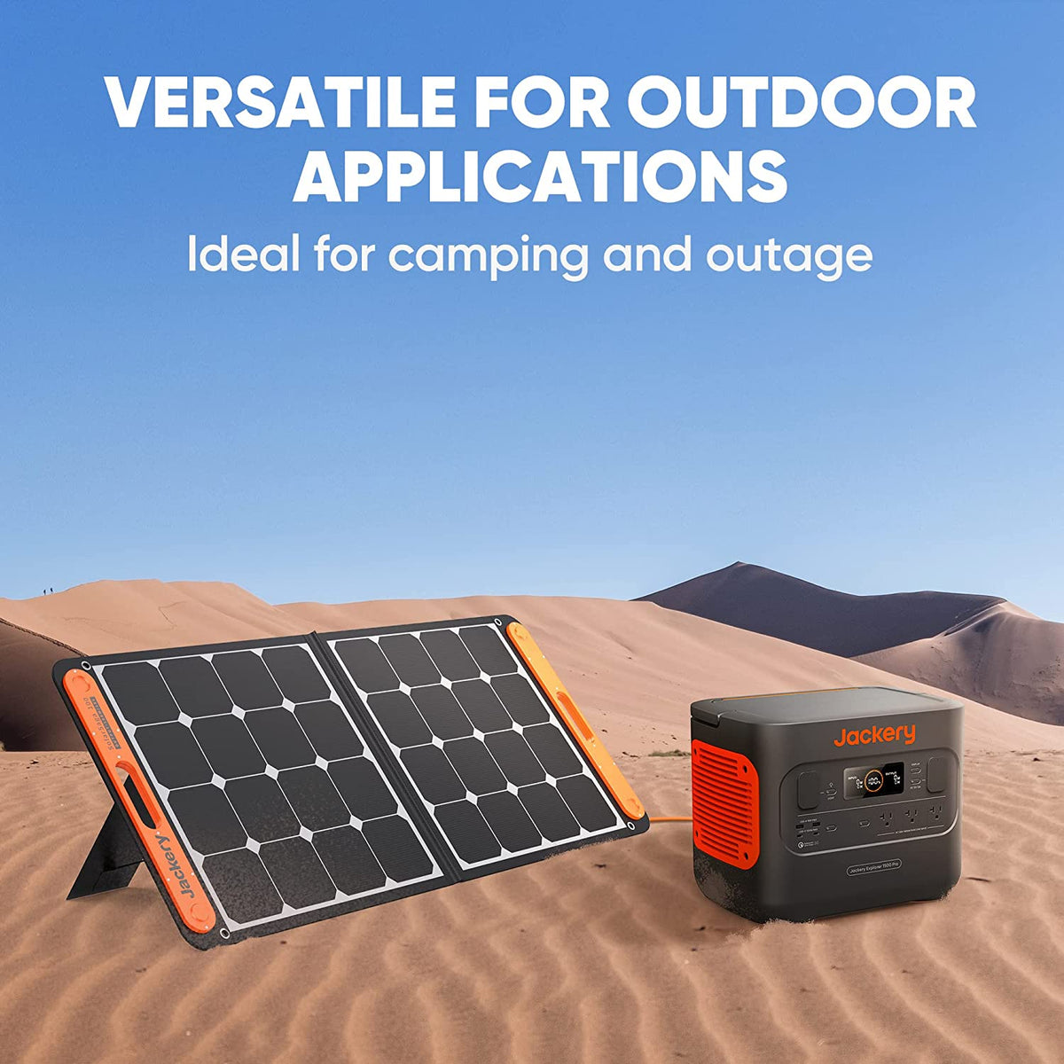 Jackery SolarSaga 100W Portable Solar Panel for Explorer...