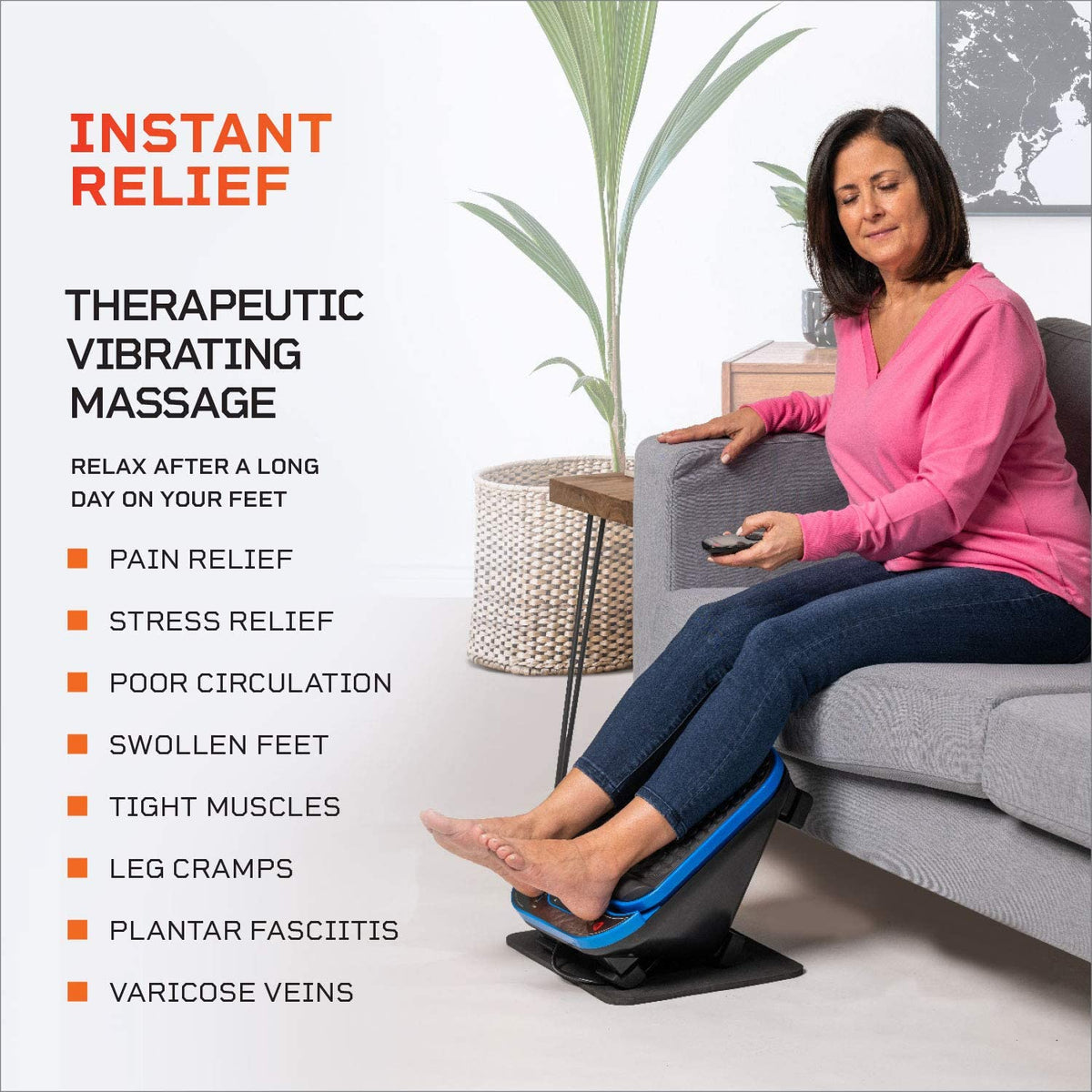 LifePro Foot Massager for Neuropathy Pain & Circulation - Calf and Foot...