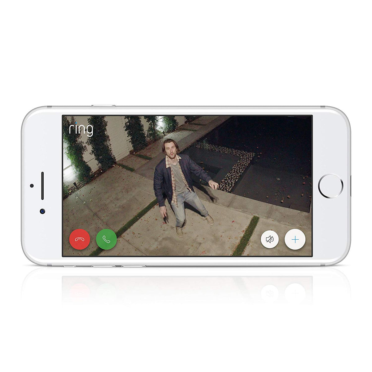 Ring Spotlight Cam Battery HD Security Camera with Built Two-Way 1 Cam, Black
