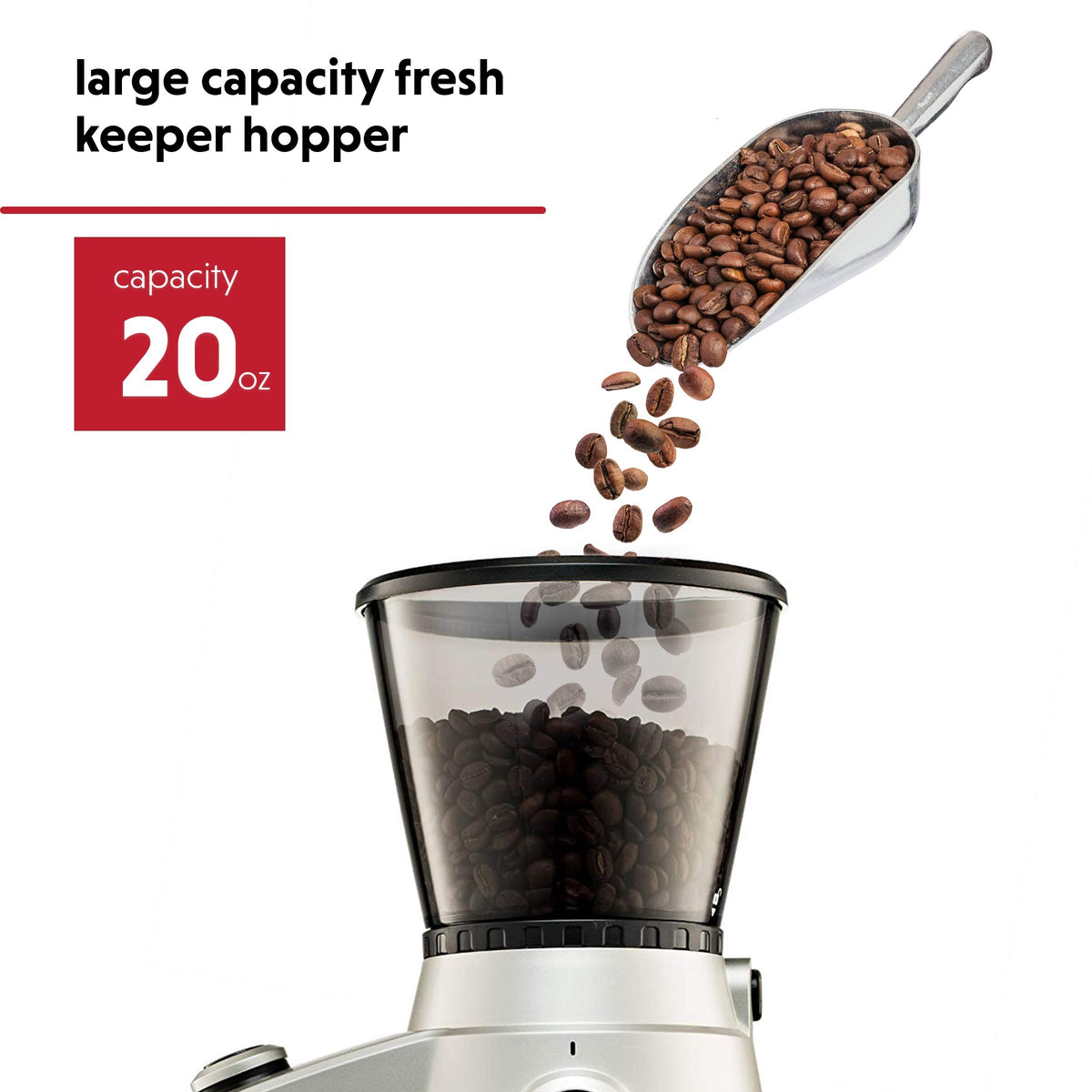 Ariete-Delonghi Conical Burr Electric Coffee Grinder - Professional Heavy...
