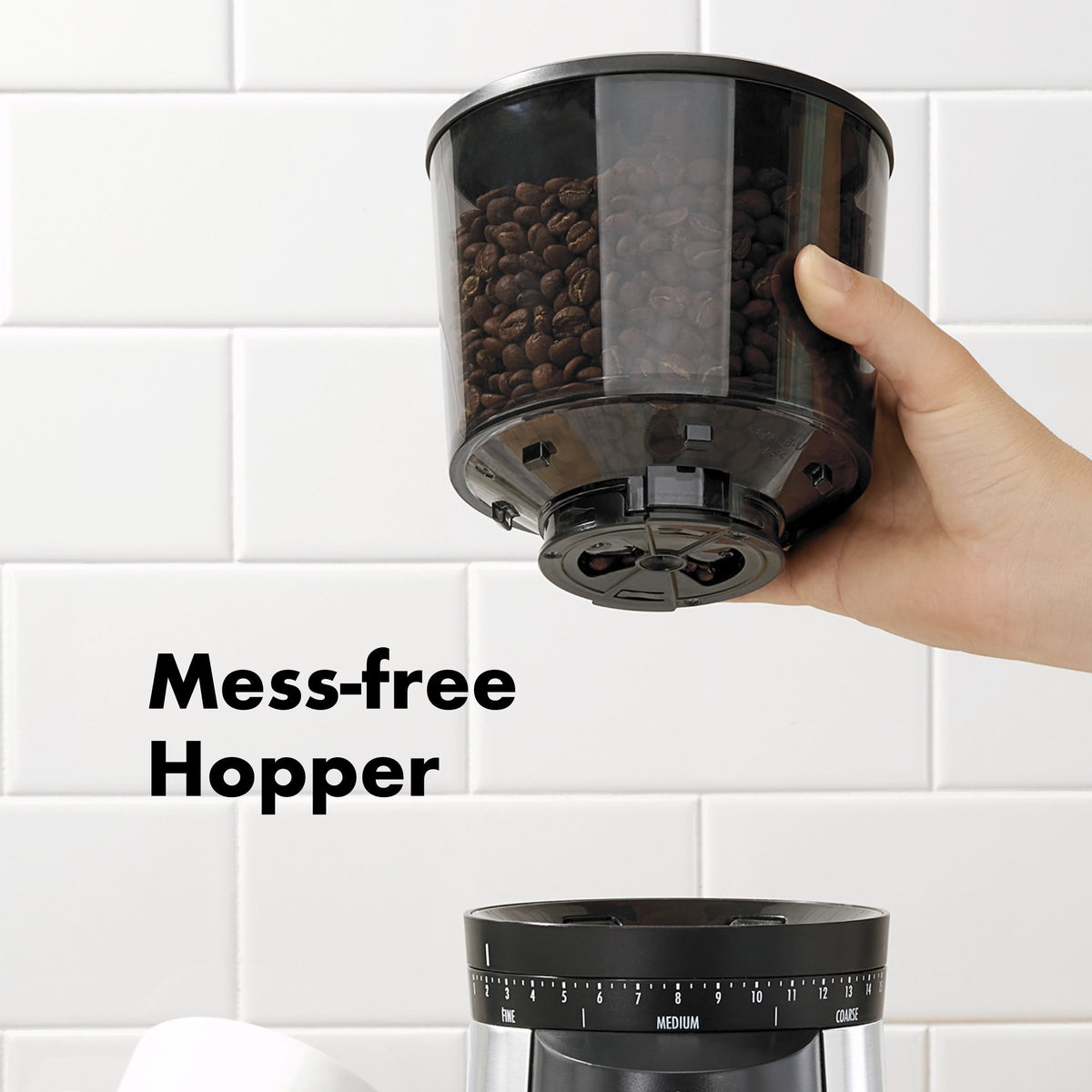 OXO BREW Conical Burr Coffee Grinder One Size, Silver