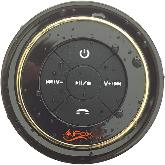 iFox iF012 Bluetooth Shower Speaker - Certified Waterproof - Wireless It...