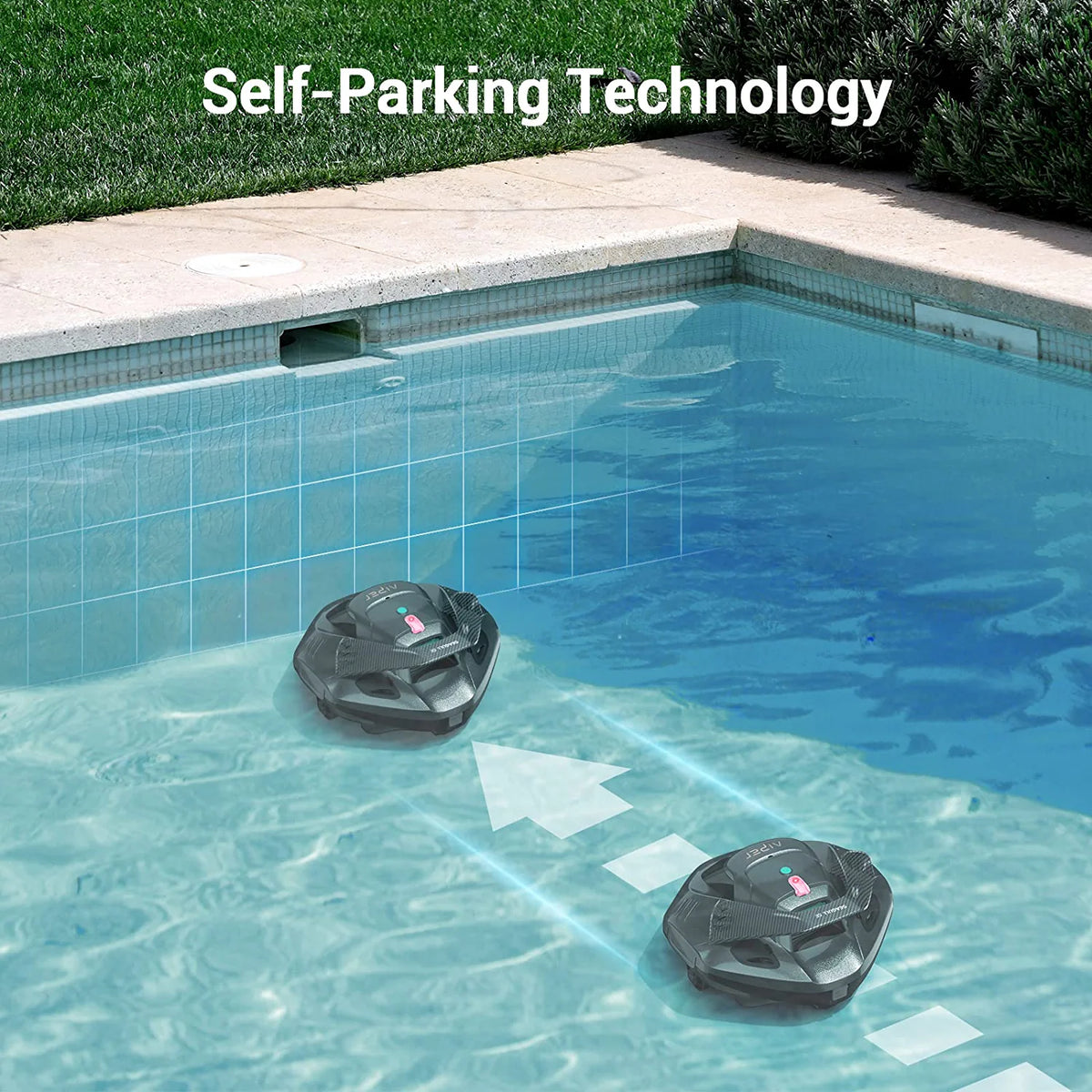 (2023 Upgrade) AIPER Cordless Robotic Pool Cleaner, Vacuum Lasts 90 Gray