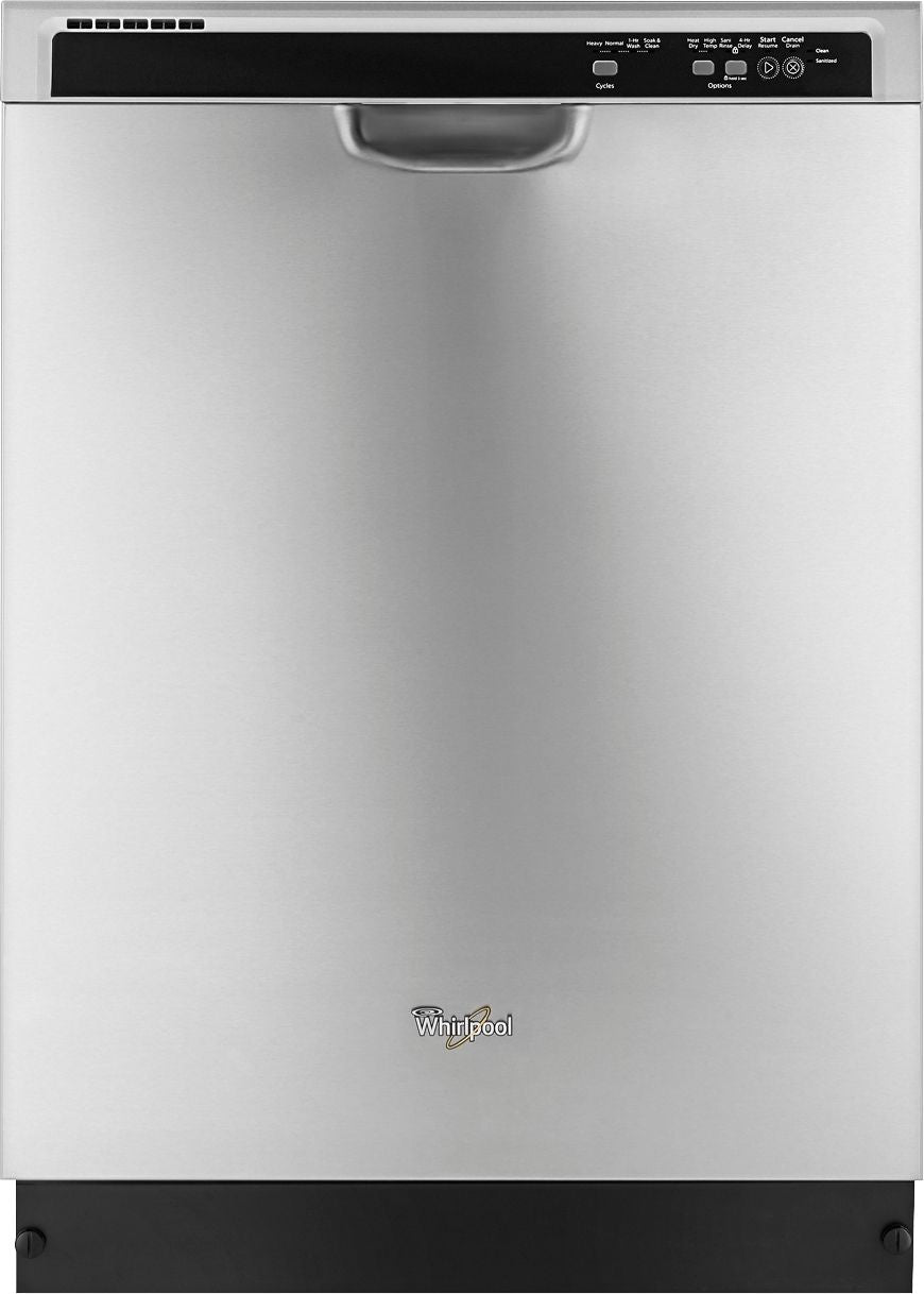 Whirlpool - 24" Tall Tub Built-In Dishwasher - Monochromatic Stainless Steel