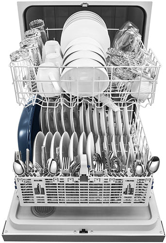 Whirlpool - 24" Tall Tub Built-In Dishwasher - Monochromatic Stainless Steel