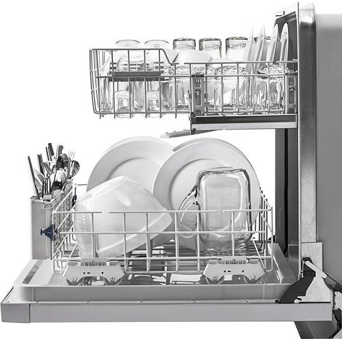 Whirlpool - 24" Tall Tub Built-In Dishwasher - Monochromatic Stainless Steel