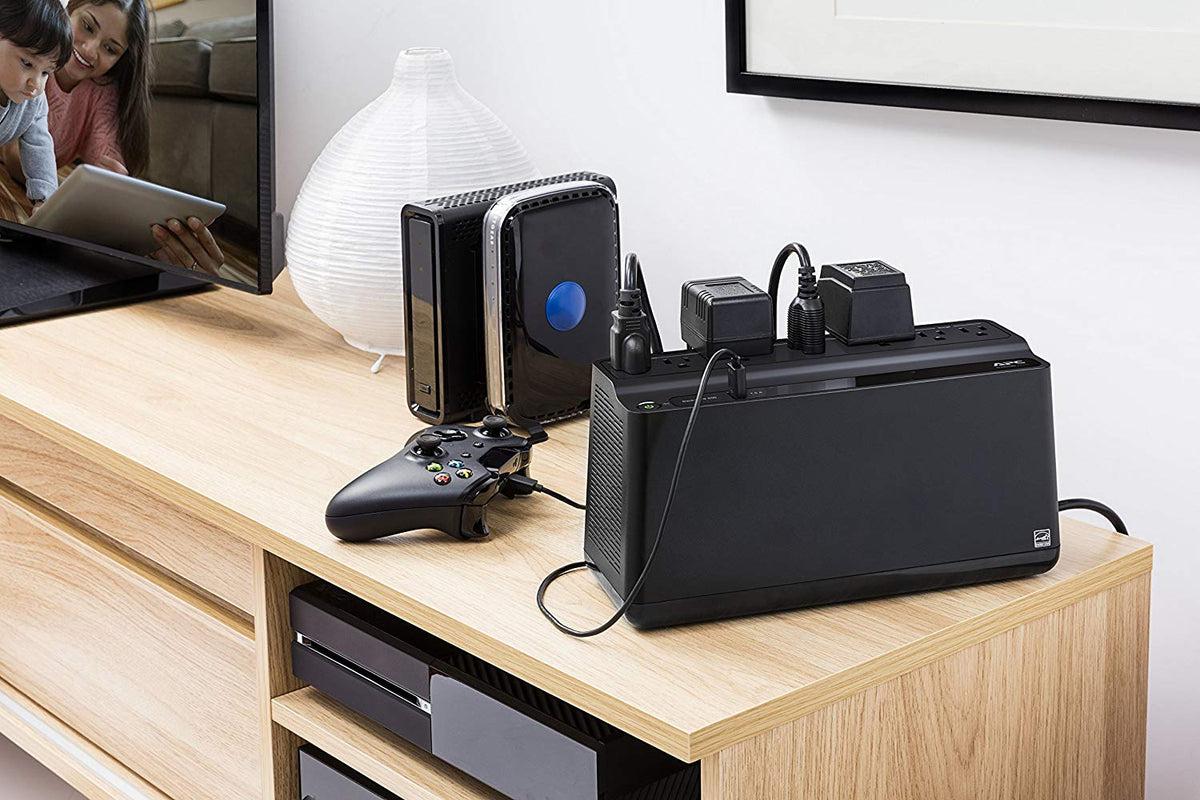 APC UPS Battery Backup & Surge Protector with USB Charge, 600VA, Back-UPS...